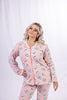 Ensemble Pyjama imprimé Avocat : Rose