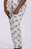 Ensemble Pyjama à Imprimé de Message : Bleu