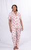 Ensemble Pyjama à Imprimé  de Message : Rose