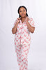 Ensemble Pyjama à Imprimé  de Message : Rose