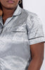 Ensemble Pyjamas Satin Bleu