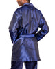 Ensemble pyjama en satin de Polyester et peignoir, 3 pièces