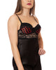 Anastasia : Nuisette en satin avec dentelle