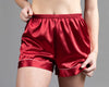 Camelia : Ensemble Chemise de Pyjama Manche Courte et Short en Satin